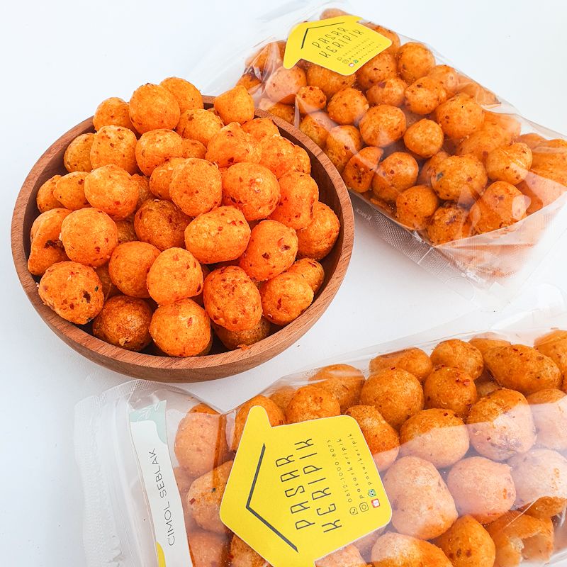

Pasar Keripik Cimol Seblak Pedas size Kecil