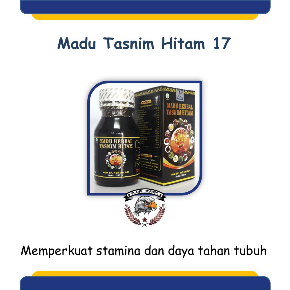 Madu Herbal Tasnim Hitam 17 Solusi Kanker Tumor Herbal