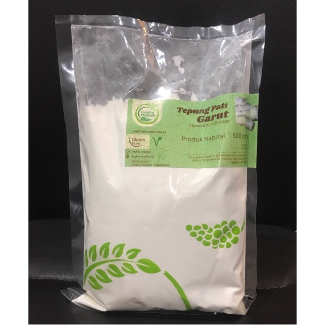 Tepung Pati Garut Organik / Arrowroot Lingkar Organik 500gr