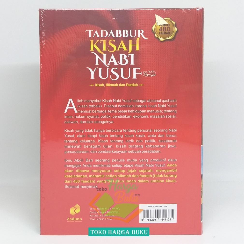 Tadabbur Kisah Nabi Yusuf - Kisah Hikmah dan Faedah Penerbit Zaduna