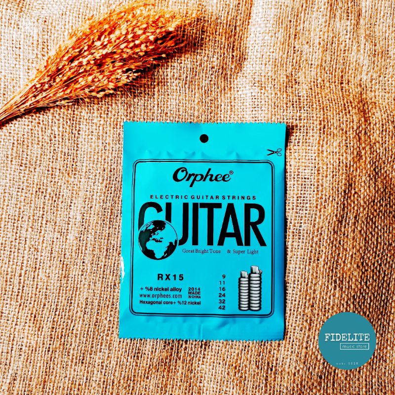 COD Senar Gitar Listrik/ Electric Guitar Orphee RX17 Original Size 10 | Senar Gitar Elektrik Orphee RX15 | Senar Gitar Elektrik Orphee RX19