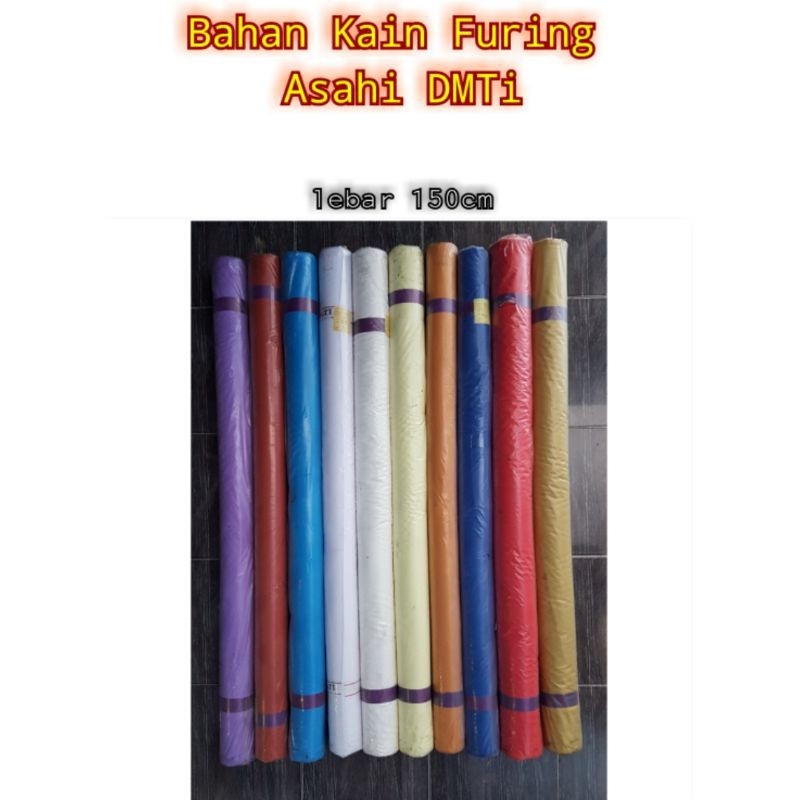 Bahan Kain Furing Asahi DMTi lebar 150cm / kain asahi murah meteran