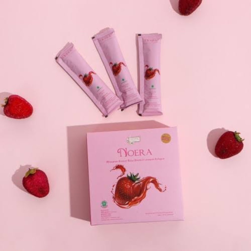 Noera Collagen Drink Ecer  Colagen  colagen Murah  Strawberry