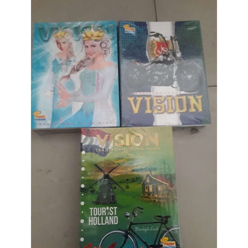 

[BUKU TULIS KECIL] BUKU LUCU|BUKU KARAKTER|BUKU MURAH|BUKU VISION 38 LEMBAR ISI 10 BUKU