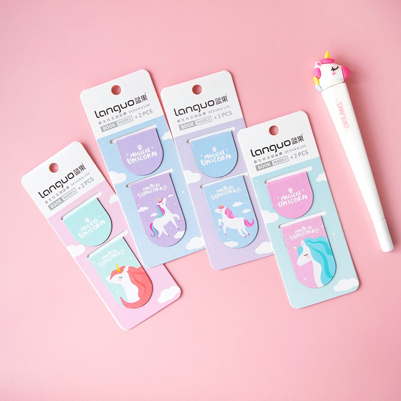 

Pembatas Buku / Dream Unicorn Magnetic Bookmark / Pembatas Kertas