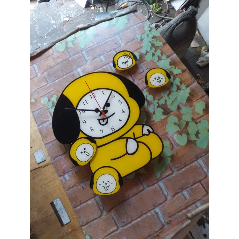 Jam Custom Premium BTS BT21 Chimmy Jimin