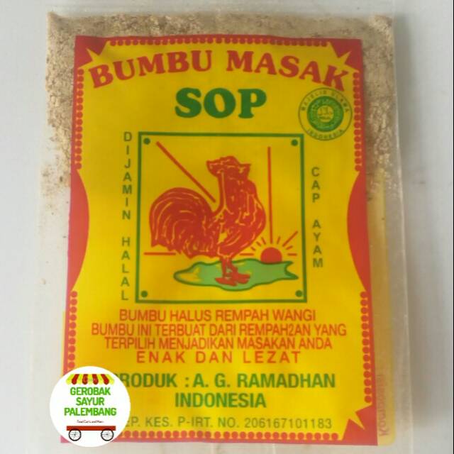

Bumbu Sop Kari Rendang cap ayam - Gerobak Sayur Palembang