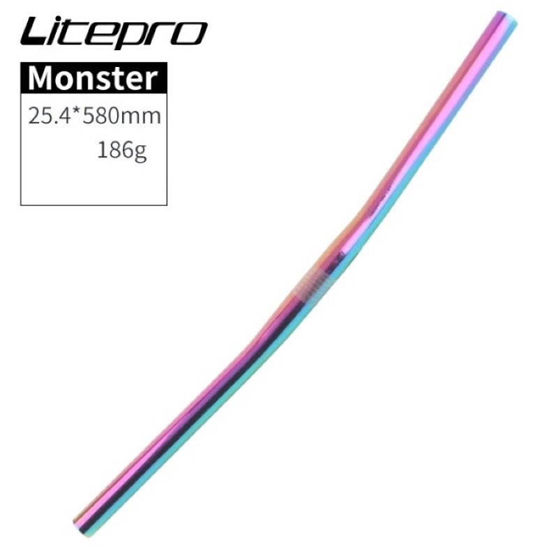 PROMO ***Handlebar Stang Litepro Monster 25,4x580mm Sepeda lipat