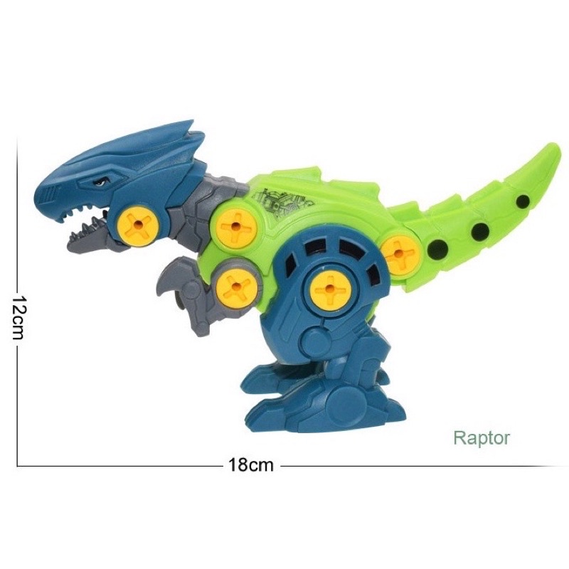 mainan diy dinosaurus rakit obeng besar / mainan dinosaurus fancy / robot dinosaurus / mainan anak murah