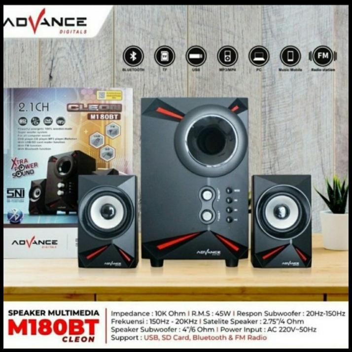 Speaker Aktif Advance M180Bt Bluetooth Speaker