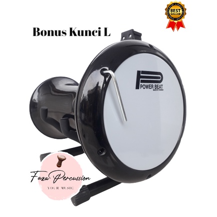 Darbuka 8 inci /hitam gilap + kunci L