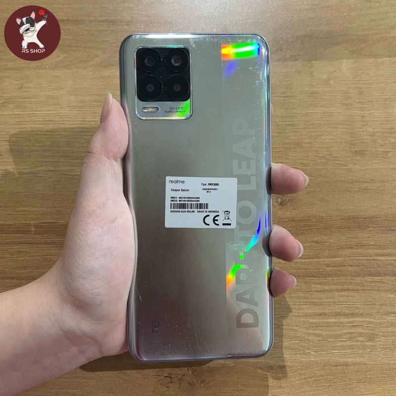 Realme 8 NFC 8/128 GB Second Resmi Imei Terdaftar
