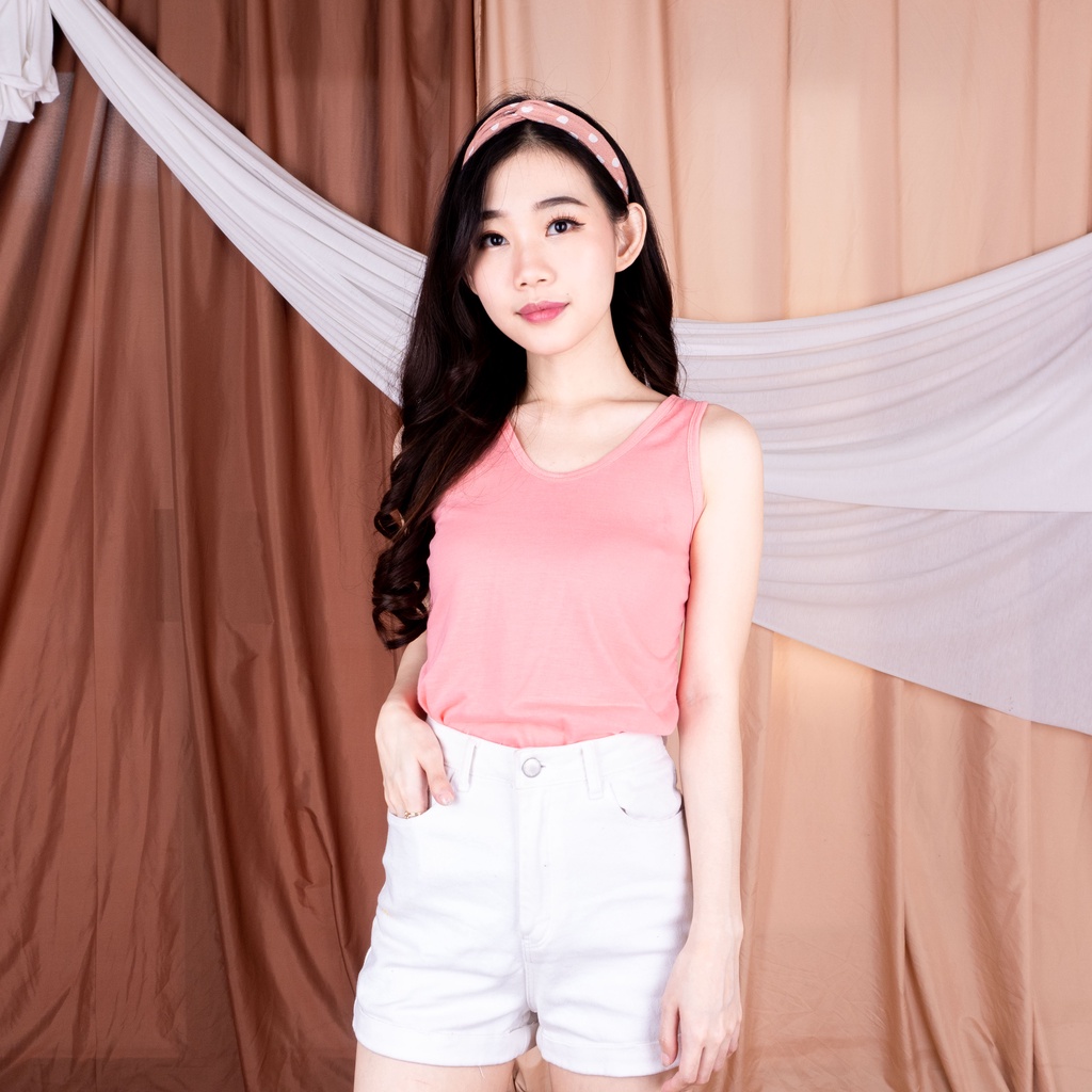 TANGTOP / TANKTOP / TANK TOP Tali Besar L / SINGLET-SALEM L