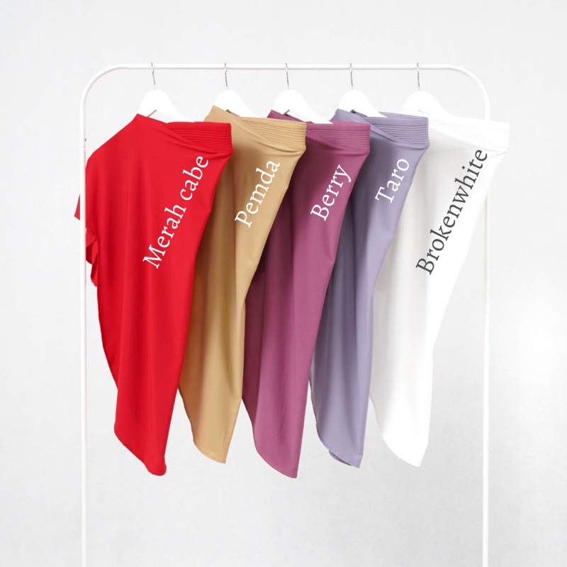 Khimar Jersey Premium / Khimar Pinguin / Khimar Jersey / Jilbab Kerudung Intant-8