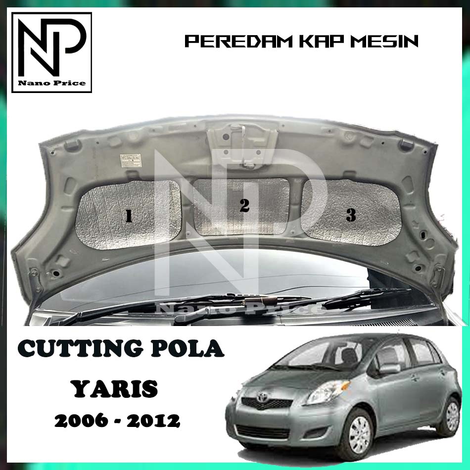 Peredam panas kap mesin mobil YARIS 2006-2012