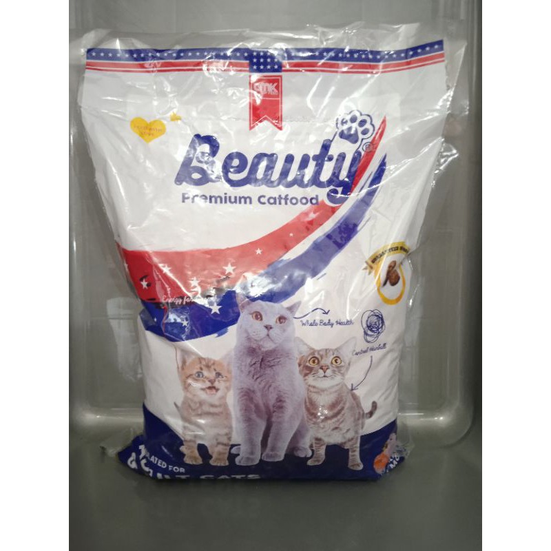 makanan kucing Beauty 1kg  / dry food cat