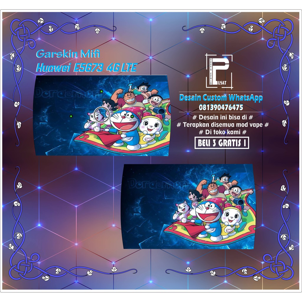 Garskin Mifi Huawei E5673  - Desain 4