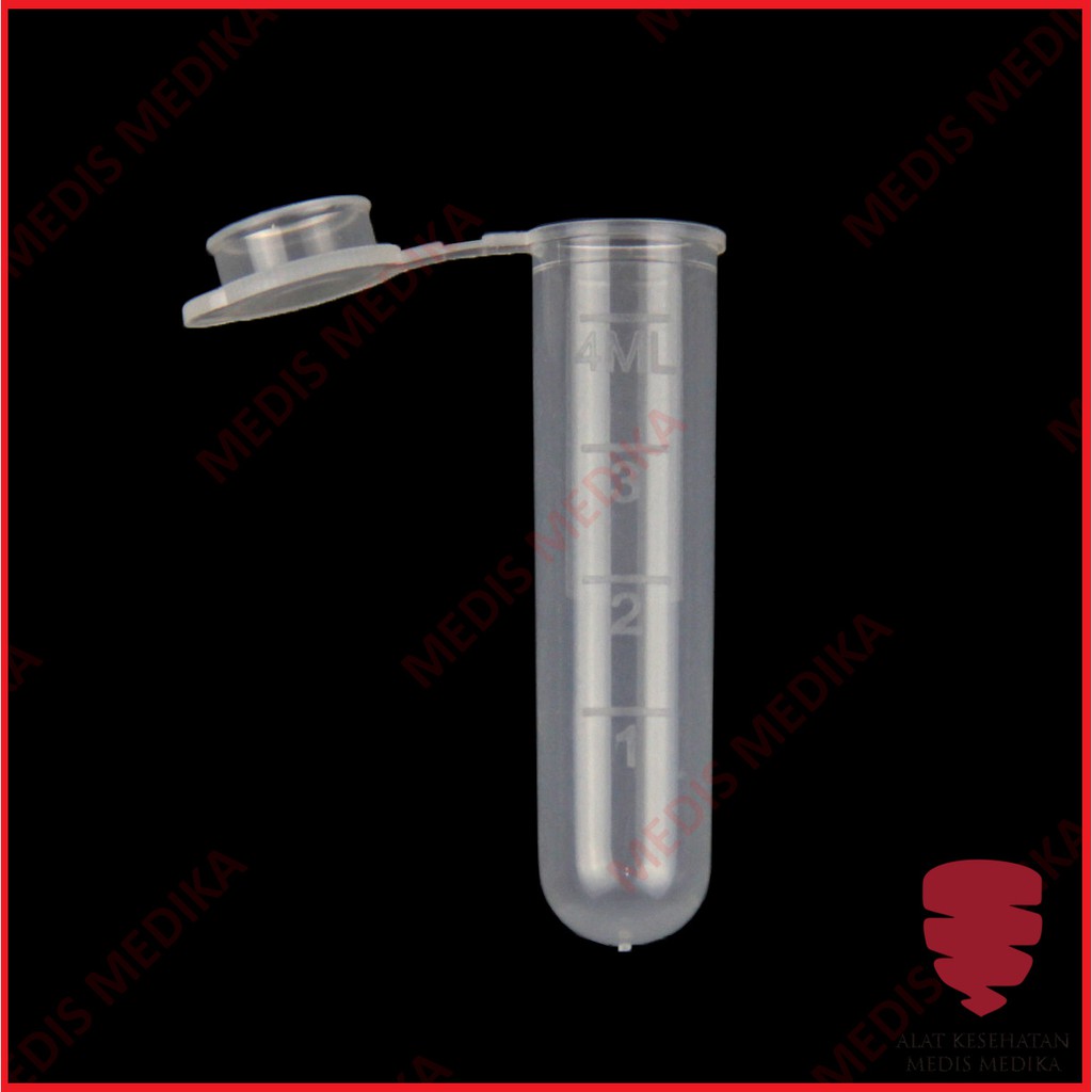 PCR Tube 5ml Cup Sample 5 ml Tabung Eppendorf Microcentrifuge Plastik