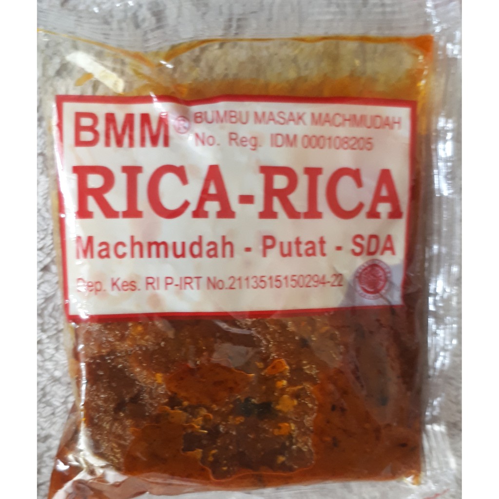 

Bumbu Masak Machmudah "BMM" Mahmuda Mahmudah Bumbu Rica Rica