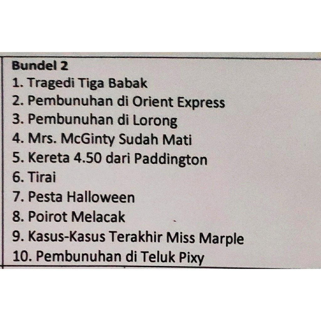 AGATHA CHRISTIE - bundel bundle 2 - ECERAN