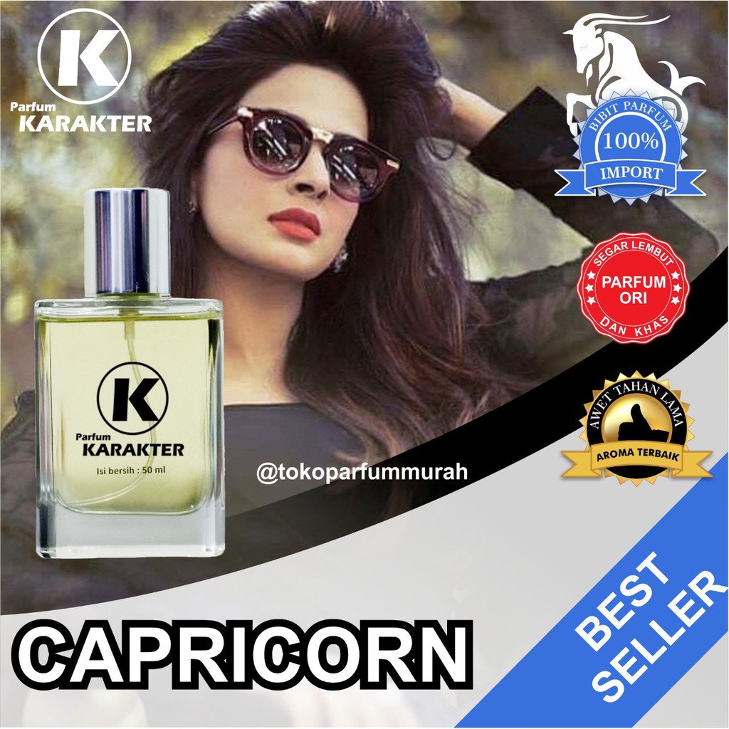 Bisa Cod | Parfum Zodiak Cewek Capricorn  Bibit Parfum Import Wangi &amp; Tahan Lama  Kemasan 30ml