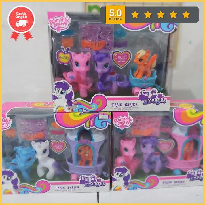 Kuda Poni Train Series Little Pony Mainan Cewek Promo