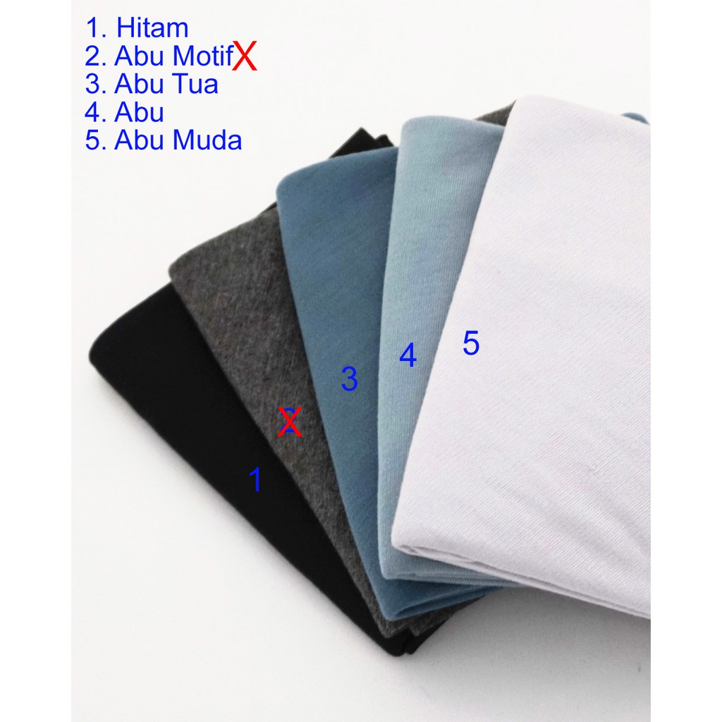 Kerudung Instan Kaos Katun TC / Jilbab Instan Murah / Hijab Murah / Jilbab Kaos Murah-1