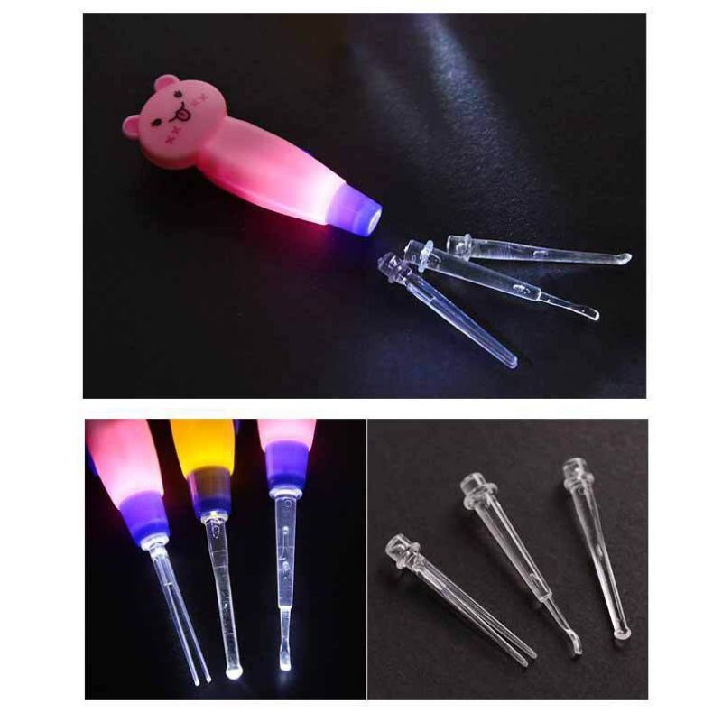 EARPICK LED KARAKTER / PEMBERSIH TELINGA / EARPICK LAMPU / EARPICK LED