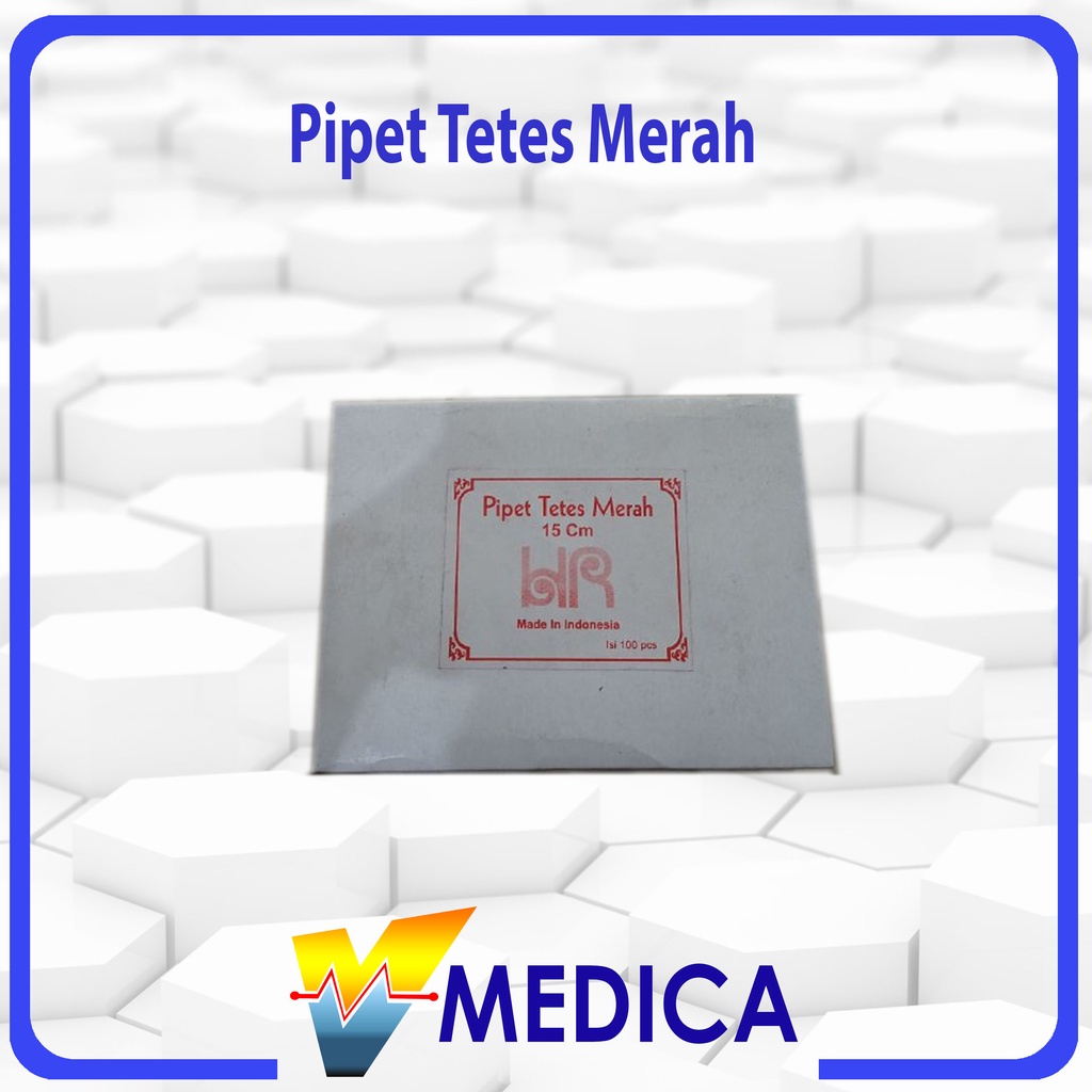 Pipet Tetes Dot Merah / Pipet Tetes Dot Kuning / Pipet tetes Kaca 15cm