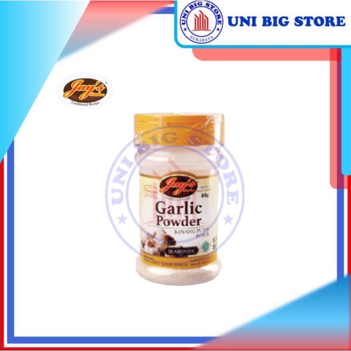 

NEW JAY's Garlic Powder Bawang Putih Bubuk JAYS 80gr