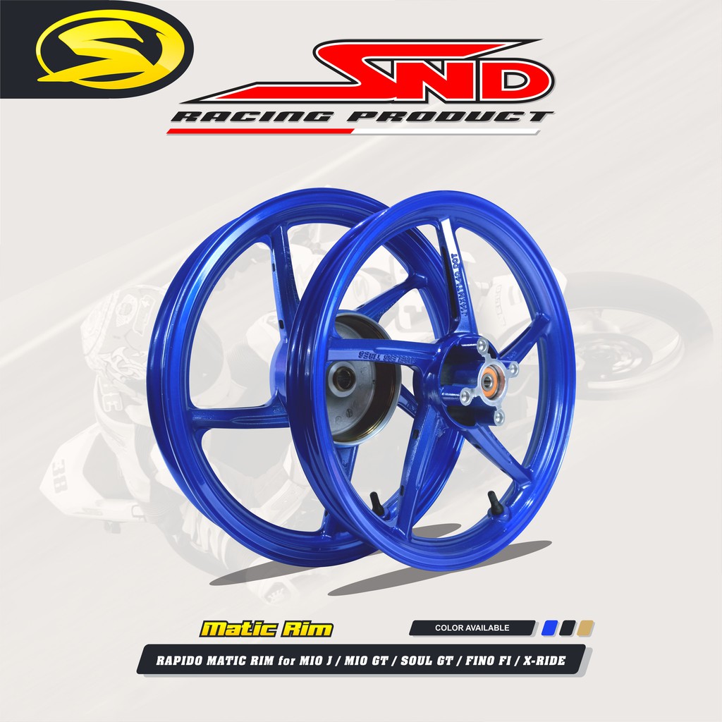 RAPIDO MATIC RIM for MIO J MIO MIO SPORTY GT SOUL GT FINO FI X-RIDE