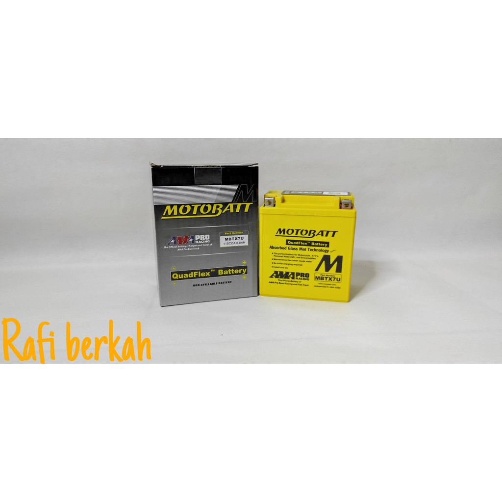 Aki Motor Kawasaki KLX150,KLX250 Motobatt MBTX7U Aki Gell