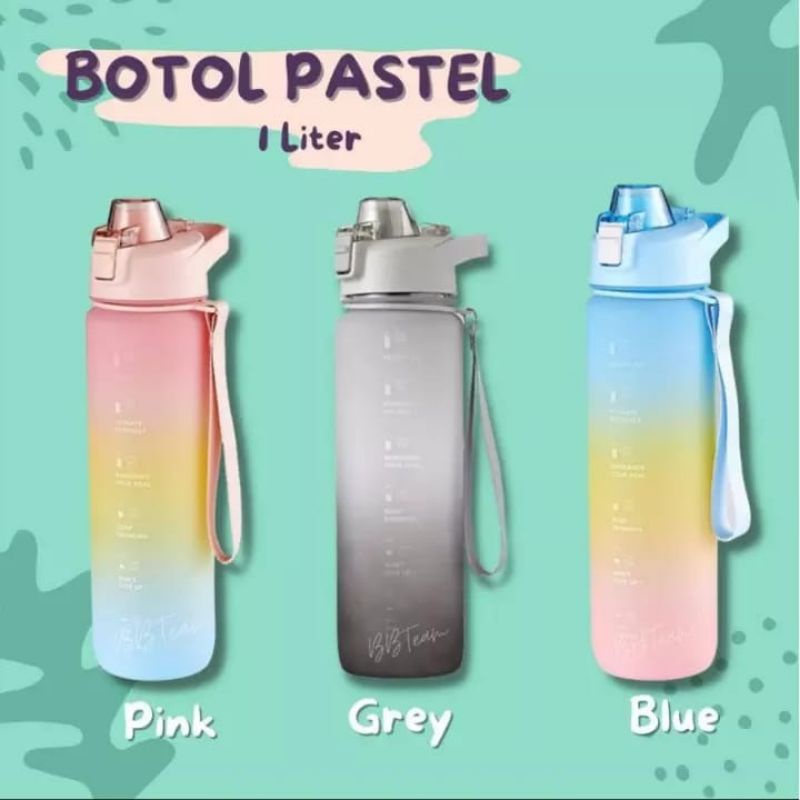 BOTOL VIRAL GRADASI ADA STIKER 2D+3D UK 1,1LITER