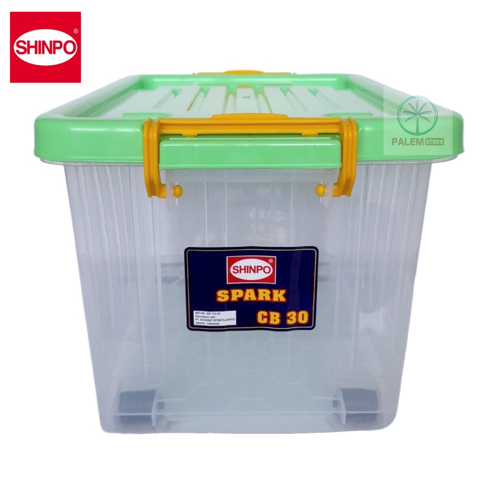 Shinpo Container Handy Box Plastik Handle CB25 L | CB30 L Roda