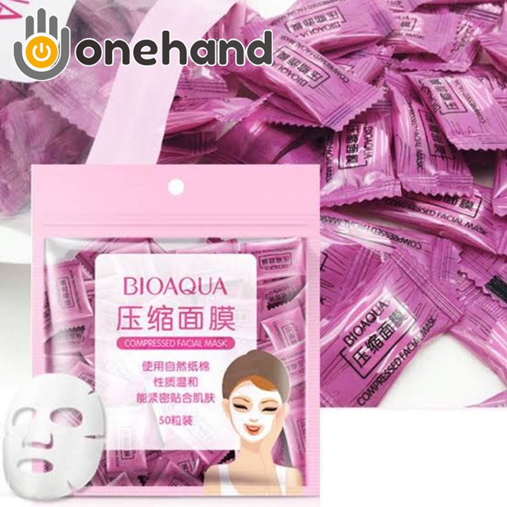 Compressed Facial Mask / Masker wajah DIY per pcs / Sheet Mask Compressed 1 pcs