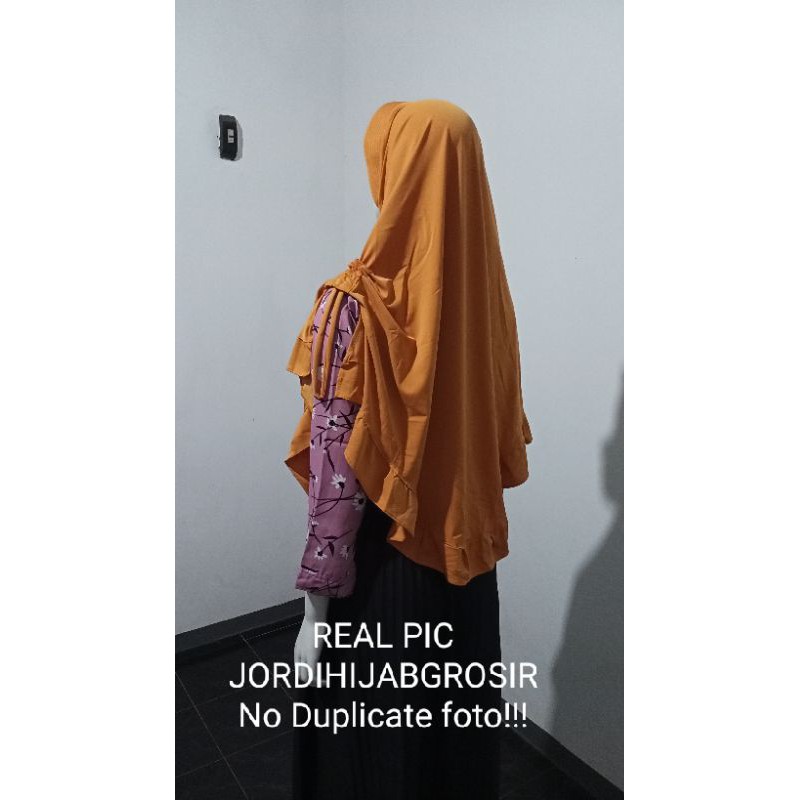 KERUDUNG JERSEY JILBAB INSTAN KHIMAR ZULEIKHO Farkha Serut Hijab serut kanan kiri jumbo JERSEY MURAH-4