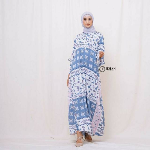 Mira Dress - MIRA PASTEL BLUE