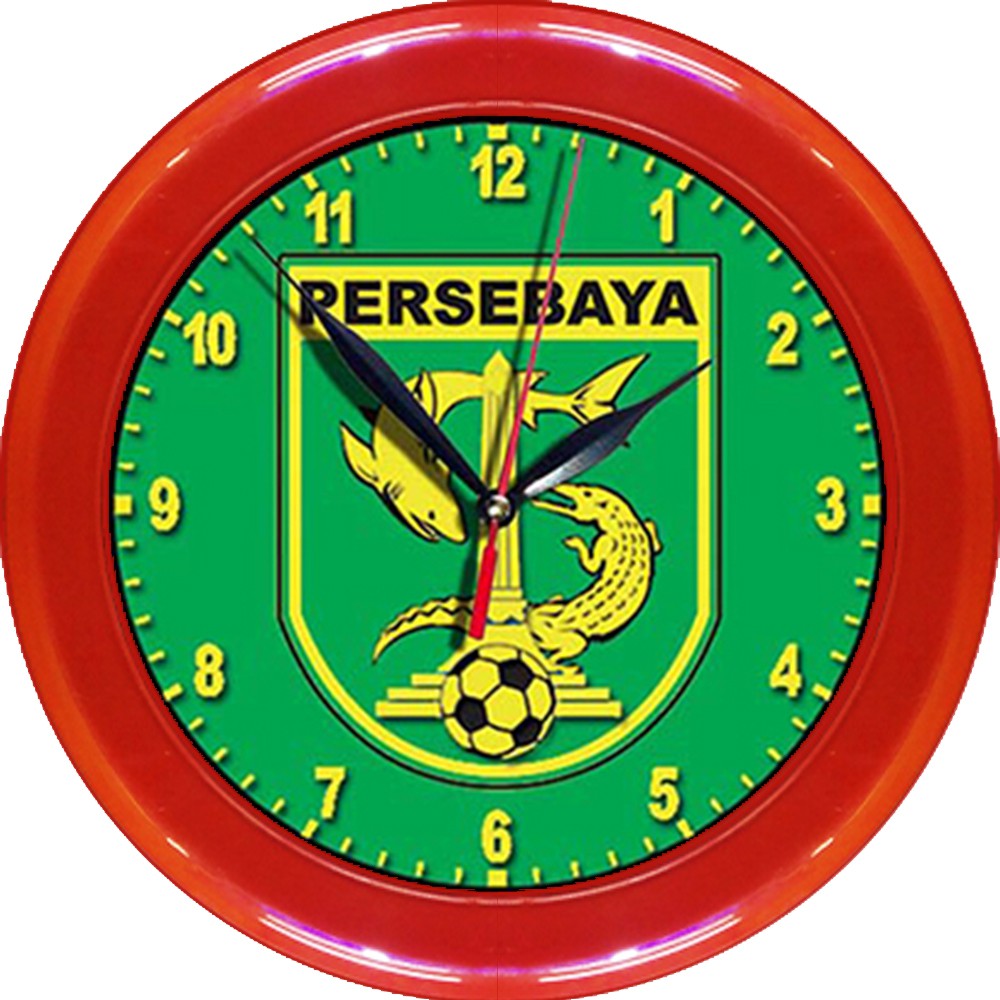 JAM DINDING BONEK PERSEBAYA 1   (DIAMETER 30CM)