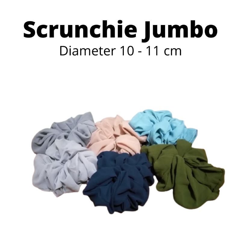Ikat Rambut Scrunchie Jumbo / Cepol Rambut / Cepol Hjjab