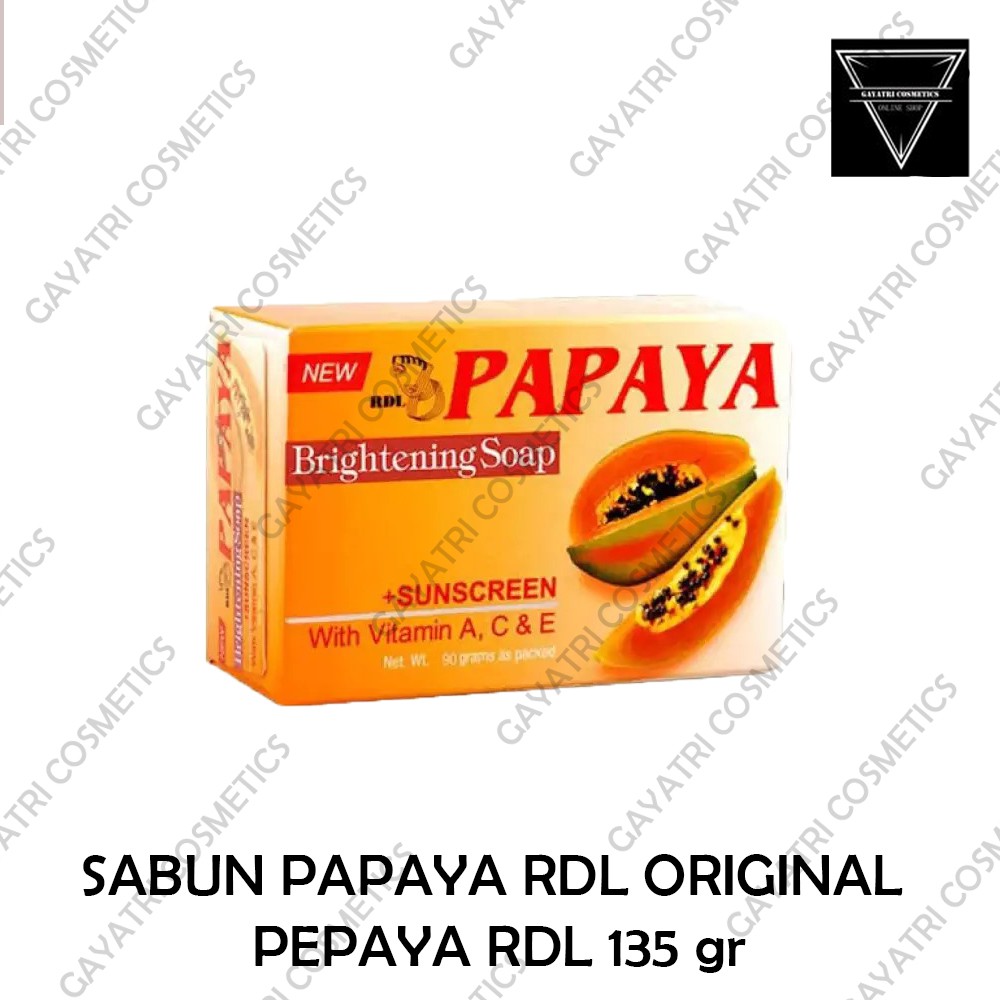 SABUN PAPAYA RDL ORIGINAL  PEPAYA RDL 135 gr