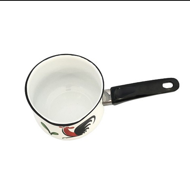 Panci Susu Lucu Anti Lengket Cap Ayam Jago 1 Liter Merk Kedaung Bahan Enamel Untuk Milk Pan Panci