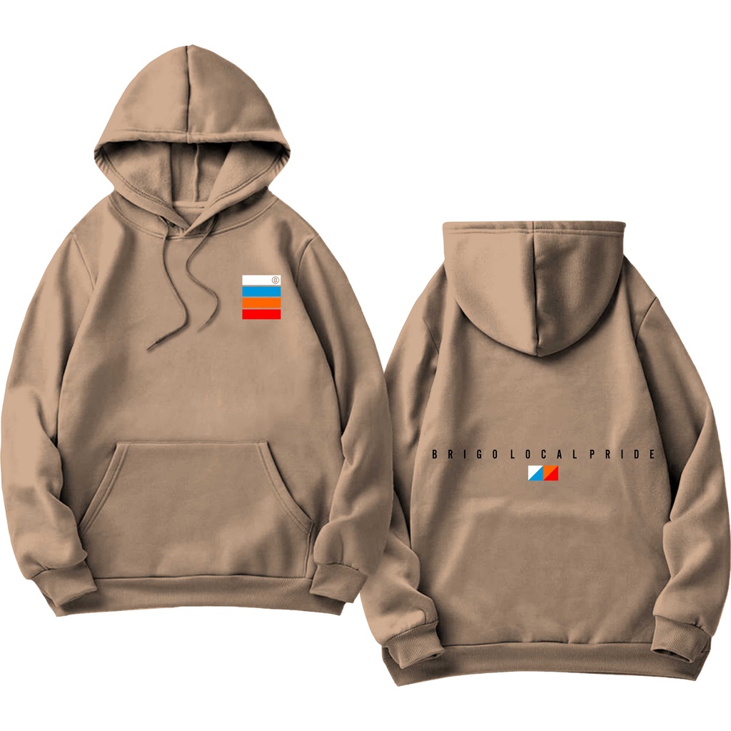 Sweater Hoodie BRIGO four square Sablon DTF Fleece Cotton II BRIGO Jumper Hoodie four square II M-XXL (Pria &amp; Wanita) Free stiker&amp;Gantungan Kunci