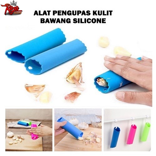 X154-Silinder Silikon Pengupas Kulit Bawang Putih Alat Pengupas Bawang Putih