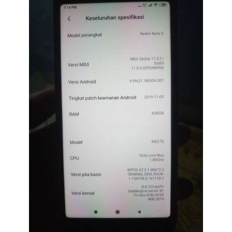 xiomi redmi not 5 pro