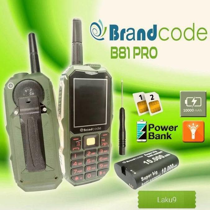 Produk Terbaru Handphone Brandcode B.81Pro Prince Pc.9000 Maxtron C.15 Aldo Mito Gratis Ongkir