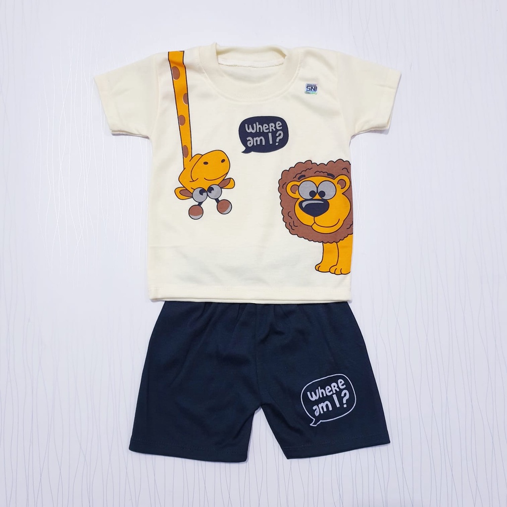 Cod Baby Alica Baju Anak Laki Usia 0-12 Bulan