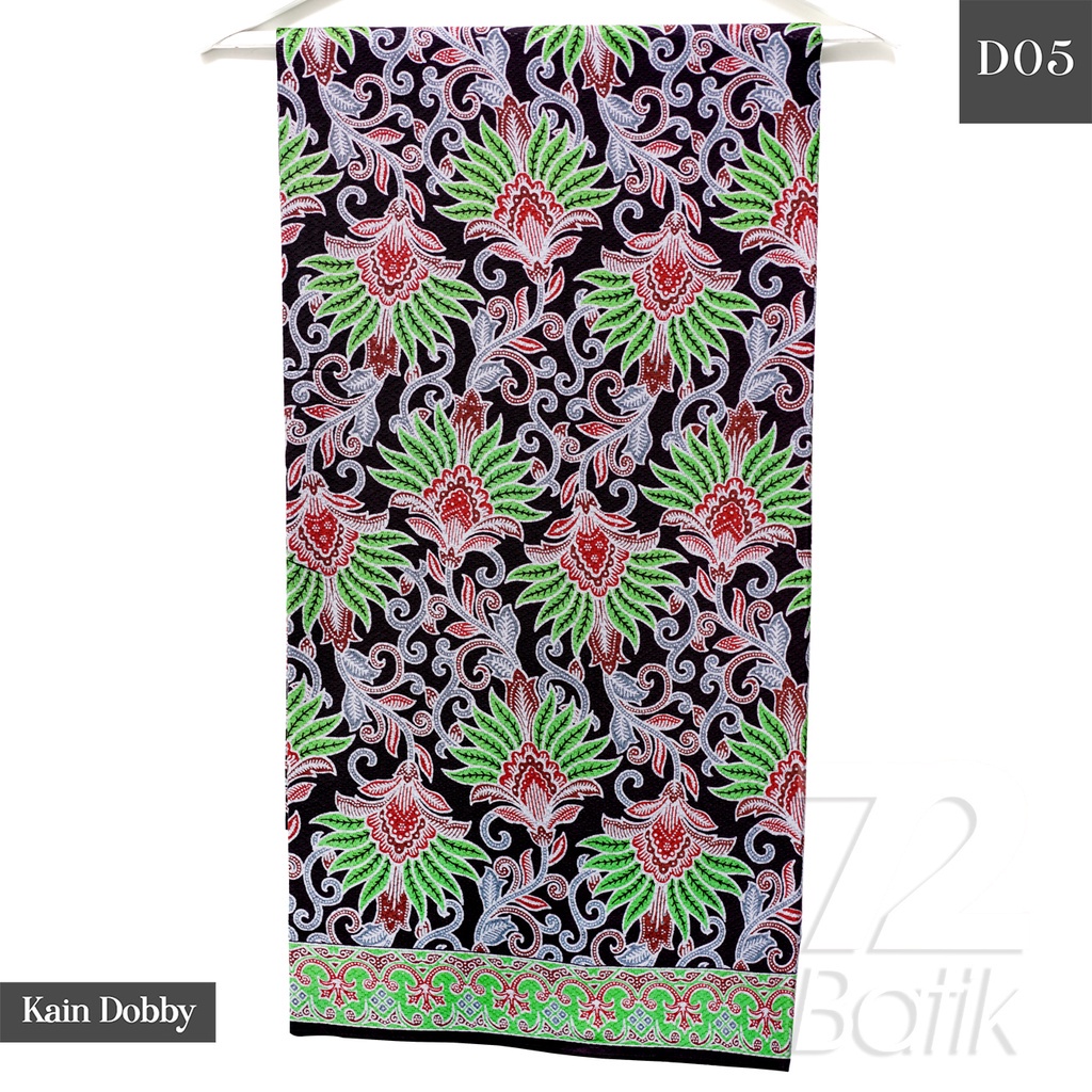 KAIN BATIK PREMIUM Bahan Dobby Motif Kembang Citra Warna Orange Hitam 721936 Cap 72 Jarik Jarit Samping Kebat Panjang Batik Dobby Modern Premium Bahan Seragam Batik Pernikahan Kantor Keluarga Murah Kamen Jadi Batik Bali Lembaran