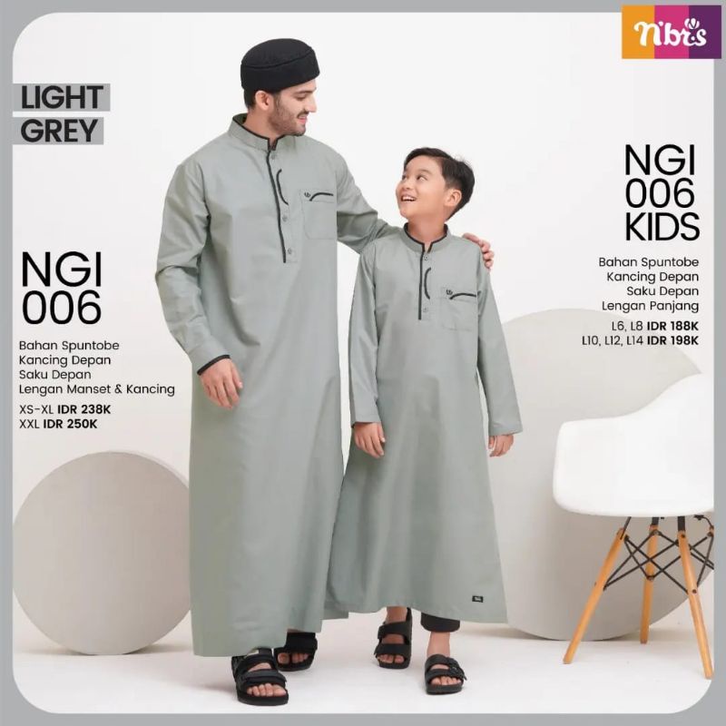 NGI 06 AYAH © NGI 06 PUTRA • GAMIS LAKI-LAKI ORI NIBRAS