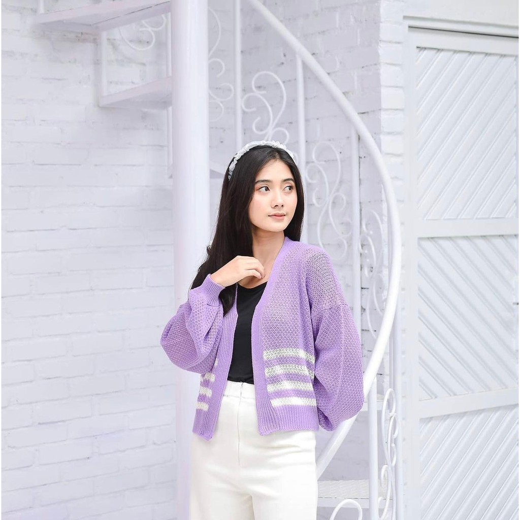 KALILA - YURIE Cardy Cardigan Rajut Wanita Dewasa | Kardigan Rajut Wanita