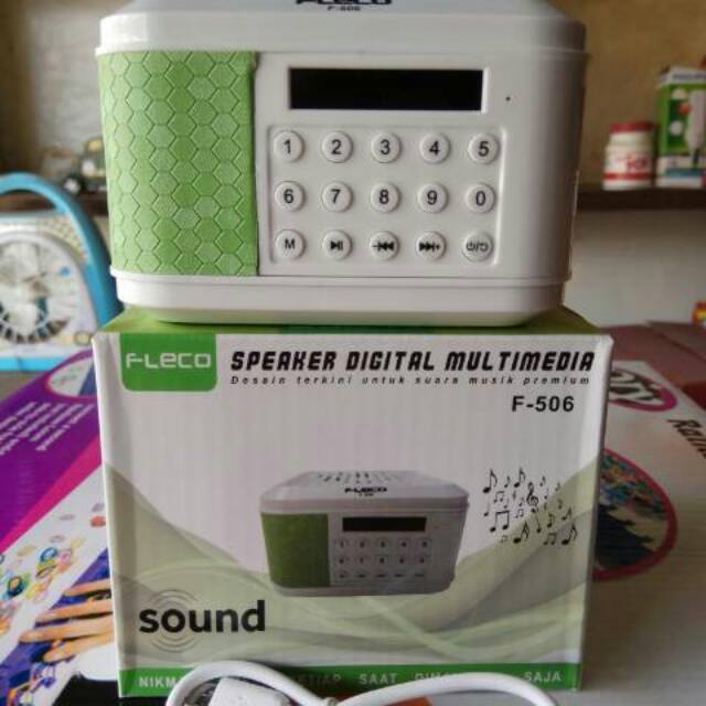 Fleco F506 Bluetooth Speaker Mini Portabel Radio FM